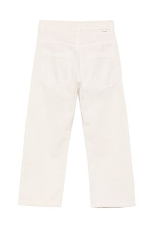 jeans in cotone beige PAOLO PECORA KIDS | PP4122BURR